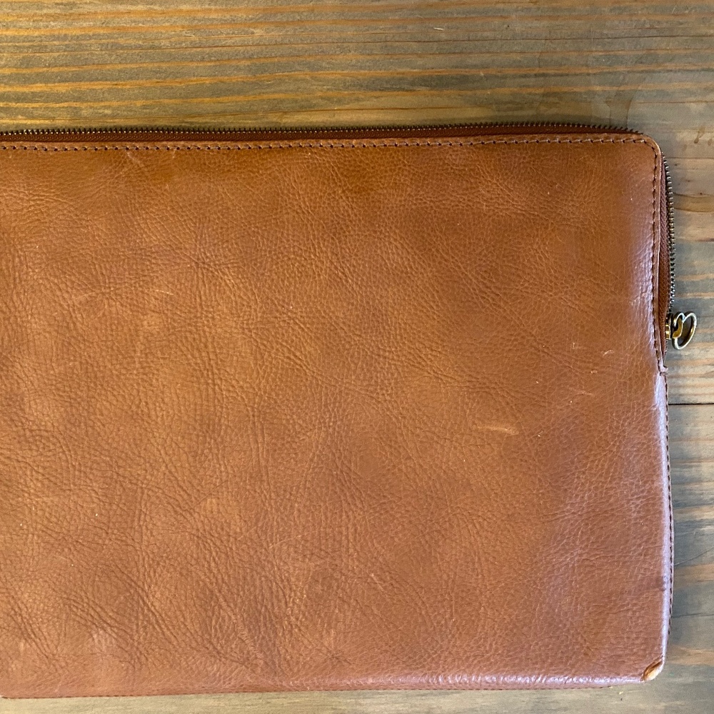 Madewell Leather Laptop Sleeve